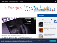 Tablet Screenshot of e-francja.pl